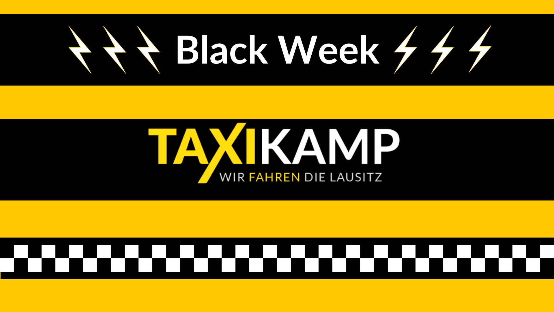 Taxikamp - Black Friday Shopping Woche und Taxikamp fährt Sie